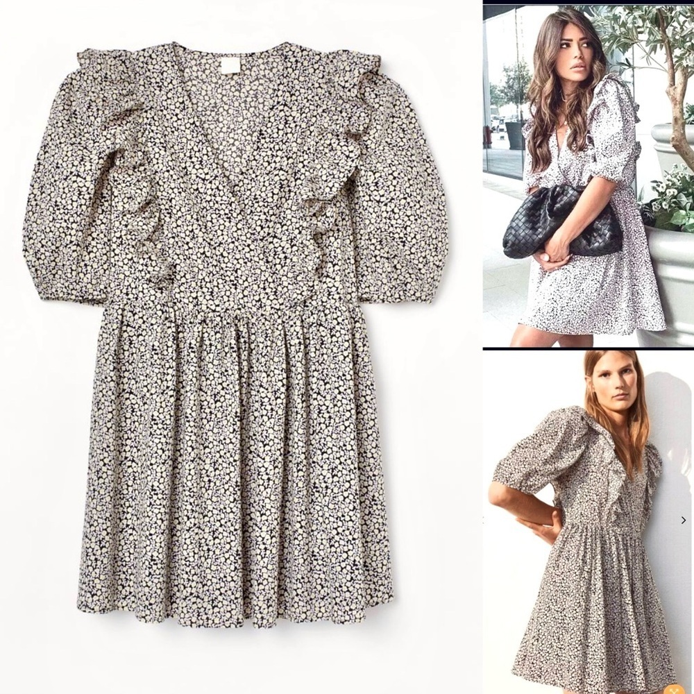 New H&M Ditsy Floral Dress